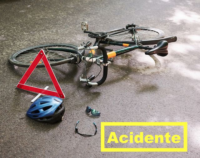 Despiste de velocípede na Sertã
