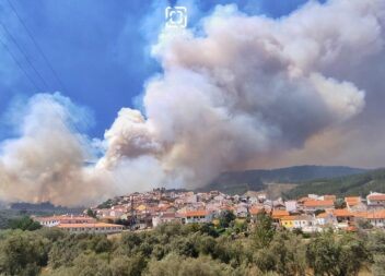 Em Verdelhos, 26 pessoas evacuadas devido ao incêndio
