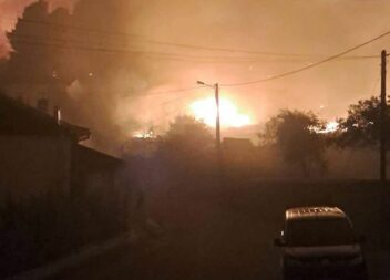 Evacuação de população e Reforço de meios