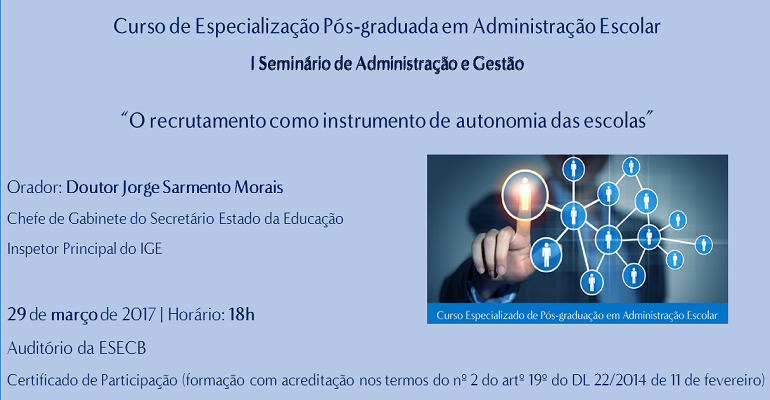 I Seminário de Administração e Gestão