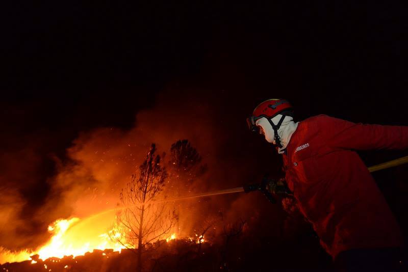 Incêndio no concelho da Sertã