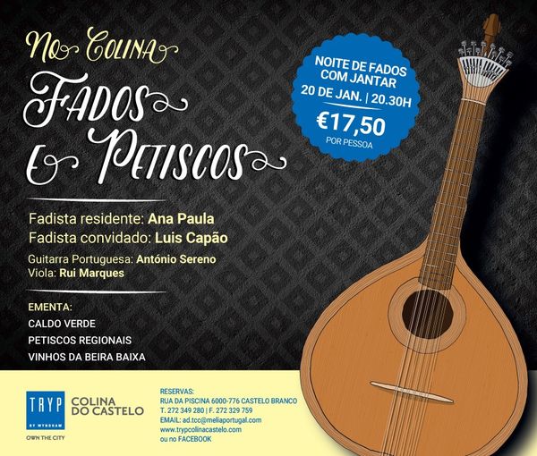 Noite de Fados no Hotel Colina do Castelo