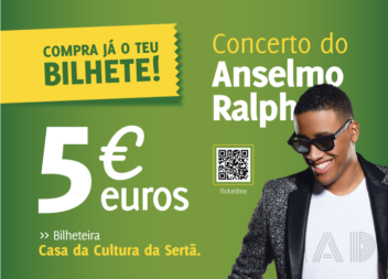 Pode comprar o bilhete numa das bilheteiras na Sertã ou através do Ticketline on