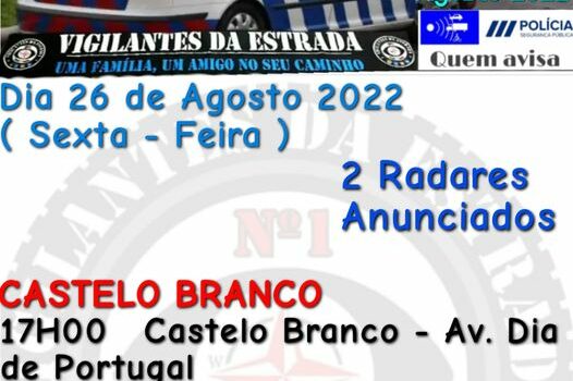 Radares anunciados
