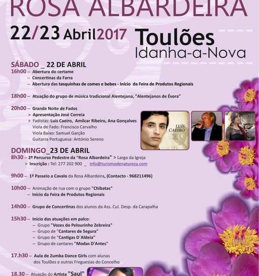Rosa Albardeira em Toulões