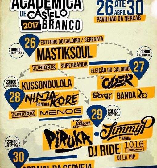 Semana Académica de Castelo Branco 2017