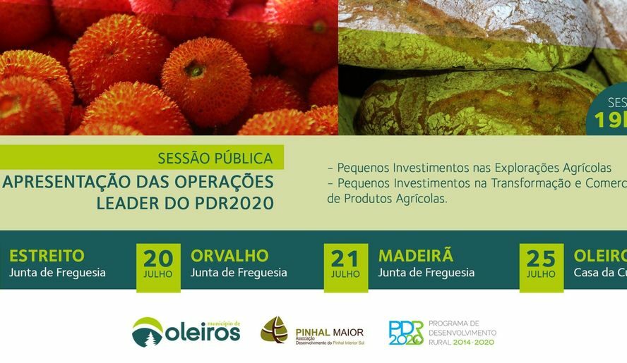 Sessões sobre apoio a Pequenos Investimentos