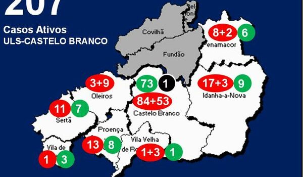 ULS-Castelo Branco com 207 casos ativos
