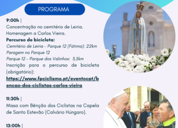 Benção dos Ciclistas em Fátima