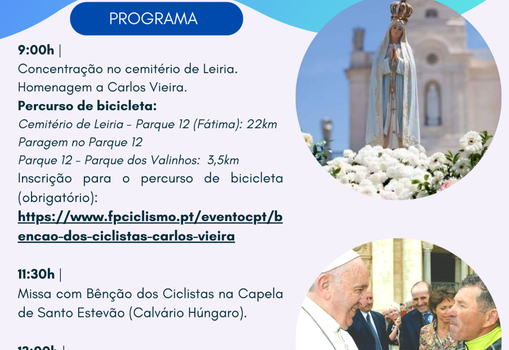 Benção dos Ciclistas em Fátima