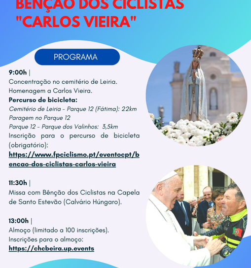 Benção dos Ciclistas em Fátima