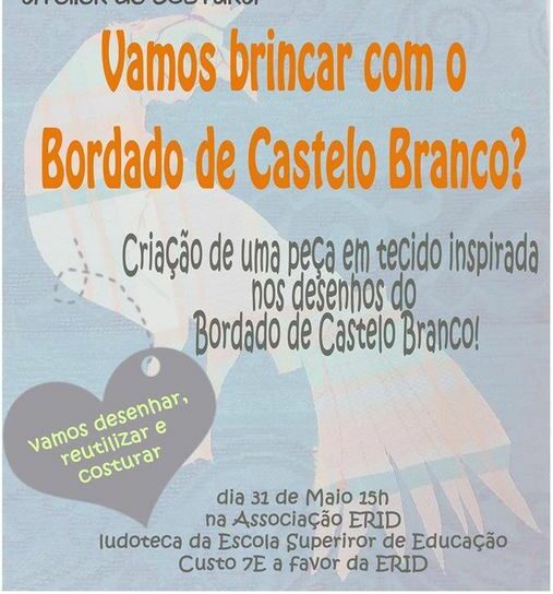 A brincar com o bordado de Castelo Branco