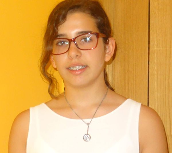 Aluna Maria Eduarda Caldeira