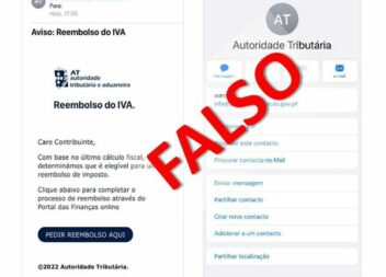 Autoridade Tributária e Aduaneira Alerta mensagens falsas