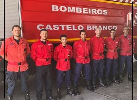Bombeiros de Castelo Branco no Escadório da Humanidade em Braga