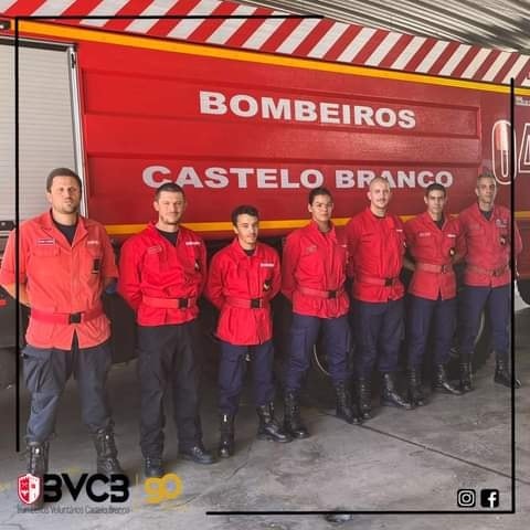 Bombeiros de Castelo Branco no Escadório da Humanidade em Braga