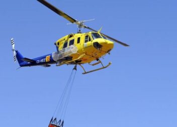 Caiu Helicóptero de combate a incêndios em Amares
