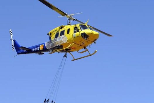 Caiu Helicóptero de combate a incêndios em Amares
