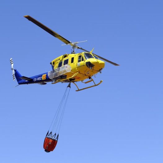 Caiu Helicóptero de combate a incêndios em Amares