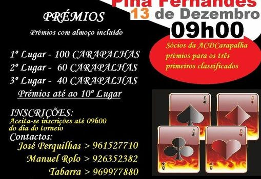 Campeonato Distrital de Sueca na Carapalha