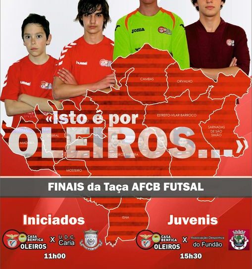 Casa do Benfica de Oleiros em duas finais