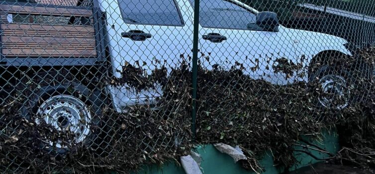 Chuva provoca destruição em Manteigas