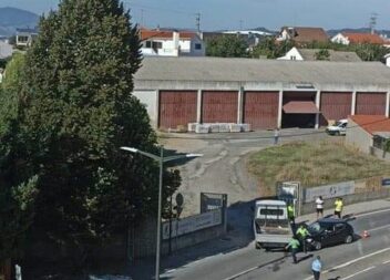 Colisão rodoviária no Fundão