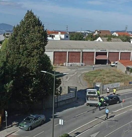 Colisão rodoviária no Fundão