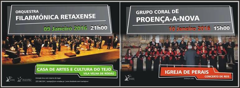 Concertos em Vila Velha de Ródão