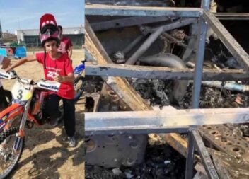Criada angariação de fundos para o jovem piloto que perdeu a sua moto num incênd