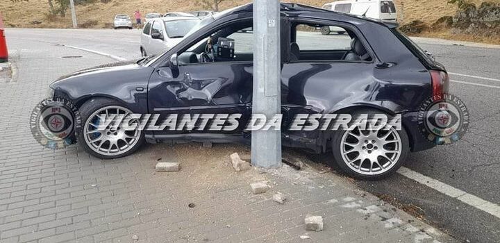 Despiste resulta em ferido ligeiro na Guarda