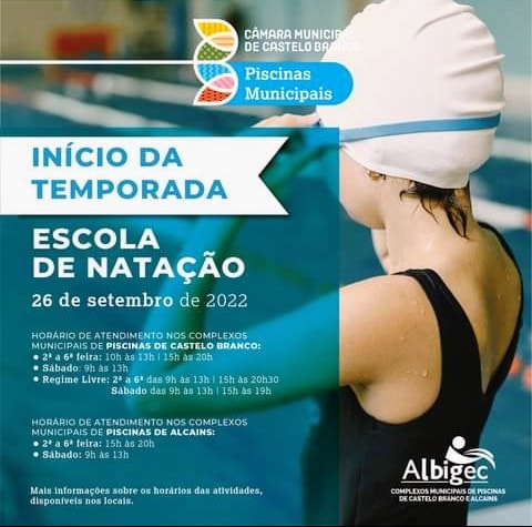 Escola de Natação albicastrense inicia hoje a temporada  A escola de natação com