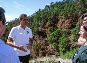 Ex-futebolista Pauleta visitou vítimas dos incêndios na Serra da Estrela: "Momen