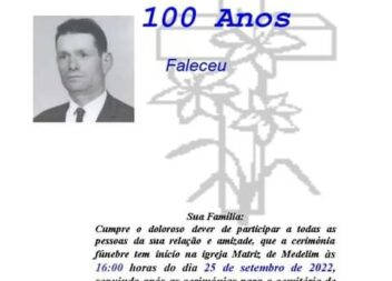 FALECEU AOS 100 ANOS