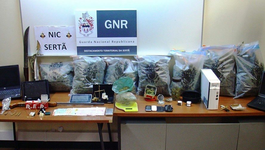 GNR apreende mais de 6kg de cannabis