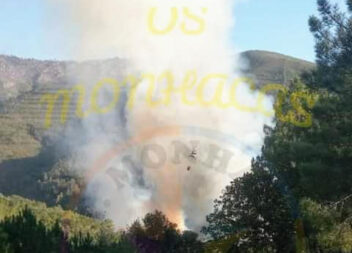 Incêndio com 3 Meios Aéreos em Souto Da Casa