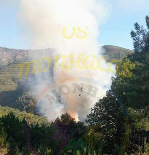 Incêndio com 3 Meios Aéreos em Souto Da Casa