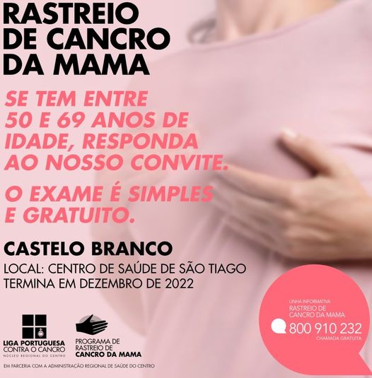 Rastreio de Cancro da Mama - Castelo Branco