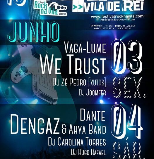 Rock na Vila com Cartaz completo!