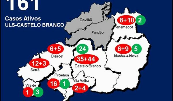 ULS-Castelo Branco com 161casos ativos