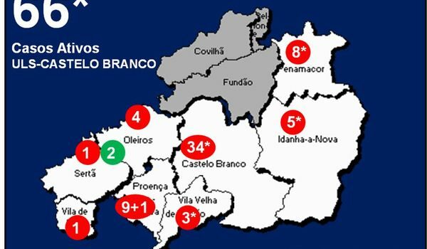 ULS-Castelo Branco com 66* casos ativos