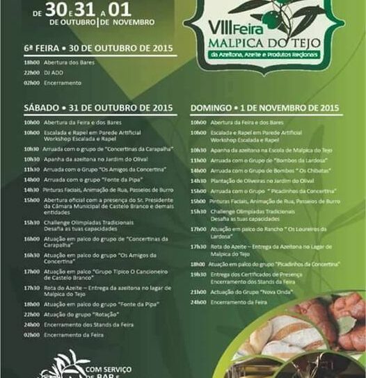 A Junta de Freguesia de Malpica do Tejo convida todos os Malpiqueiros e Amigos d