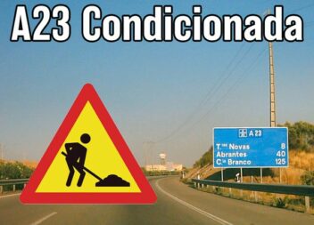 A23 com corte de trânsito entre 22 a 28 de outubro