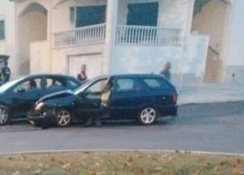 Acidente junto ao mercado em Castelo Branco