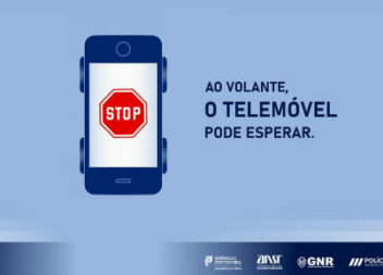 Arranca amanhã a campanha “Ao volante, o telemóvel pode esperar”: GNR e PSP nas