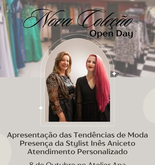 Atelier Ana na moda e de portas abertas este sábado