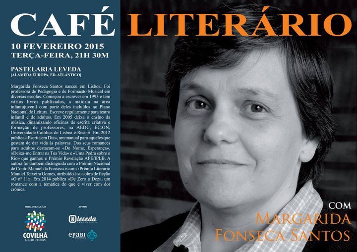 Café Literário com Margarida Fonseca Santos
