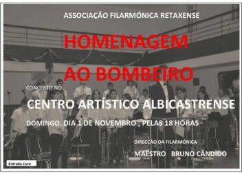 Concerto de homenagem ao Bombeiro