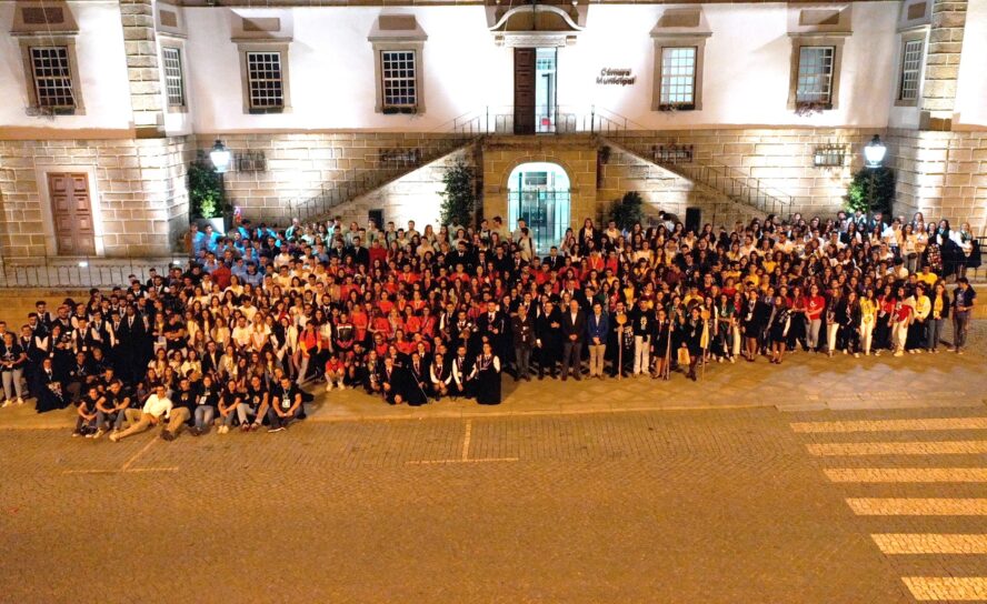 Estudantes do ensino superior recebidos no Município de Castelo Branco