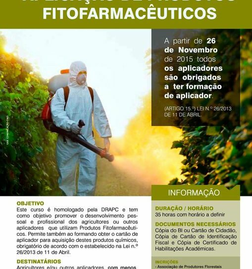 Formação para Aplicação de Produtos Fitofarmacêuticos